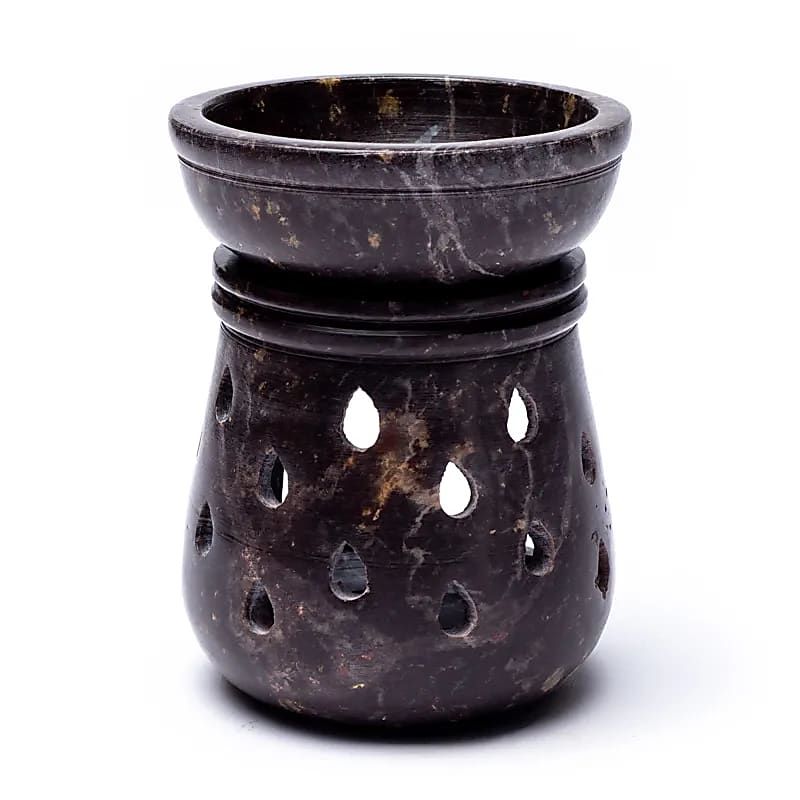 Duftlampe Tropfen Speckstein -- 10x7.5 cm