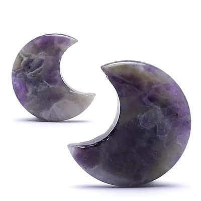 Mondförmiger Stein Amethyst -- 4 cm