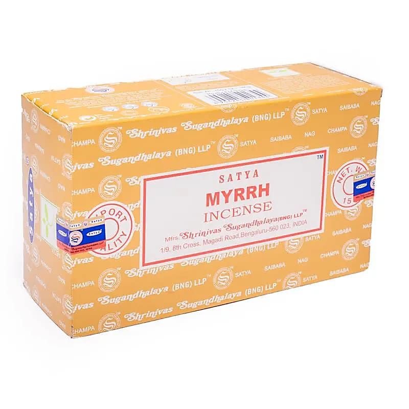 Räucherstäbchen Satya Myrrh -- 15 g