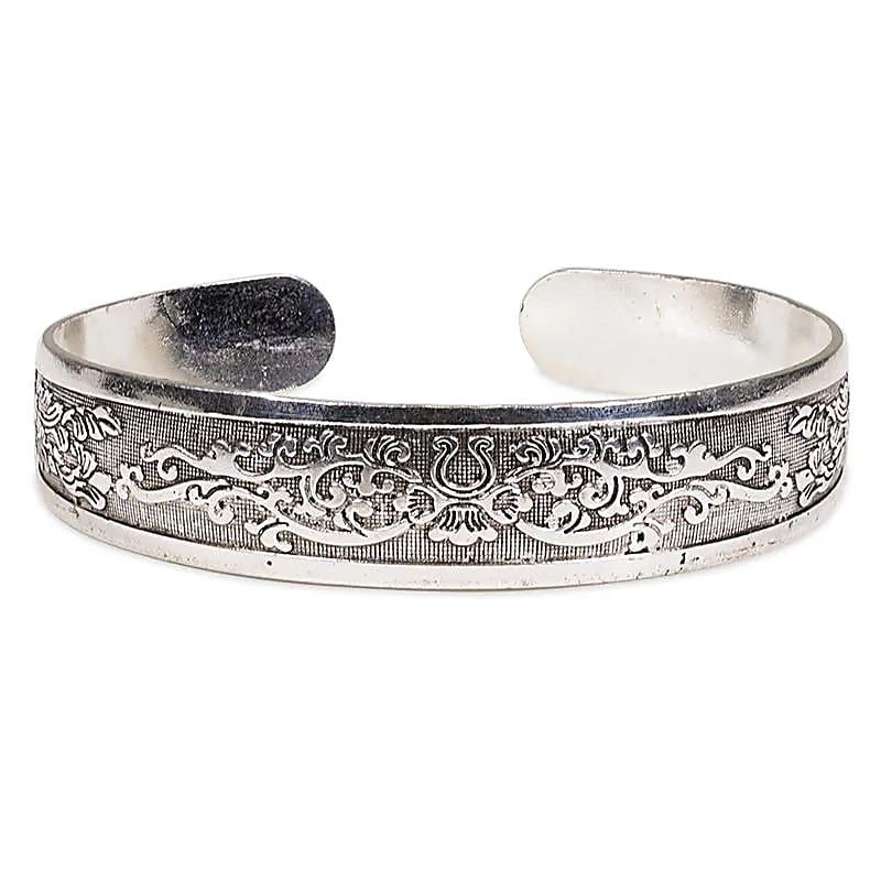Tribal Flower Design Miao Armband -- 1.5 cm