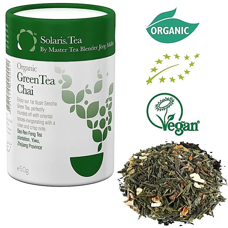 Solaris Biologischer Grüner Tee Chai - loser Tee -- 50 g