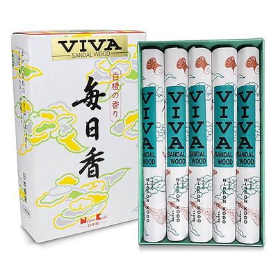 Viva Mainichi-koh Sandelholz Räucherwerk -- 18 g; 13.5 cm