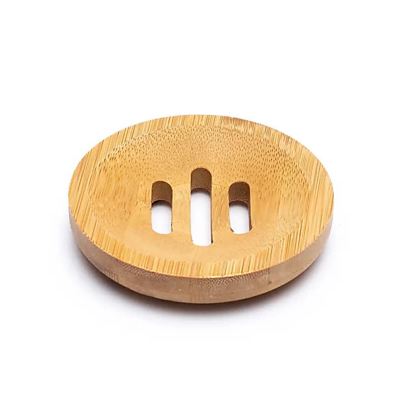 Bambus Seifenhalter rund -- 8cm