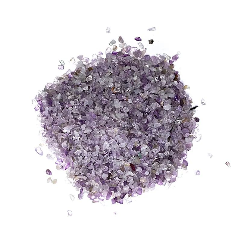 Amethyst Chips sehr klein -- ±550g; ±0.1-0.3cm