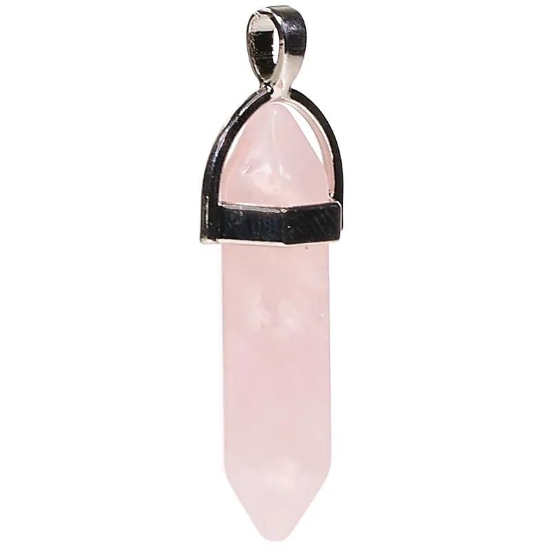 Anhänger Rosenquarz -- 4 cm