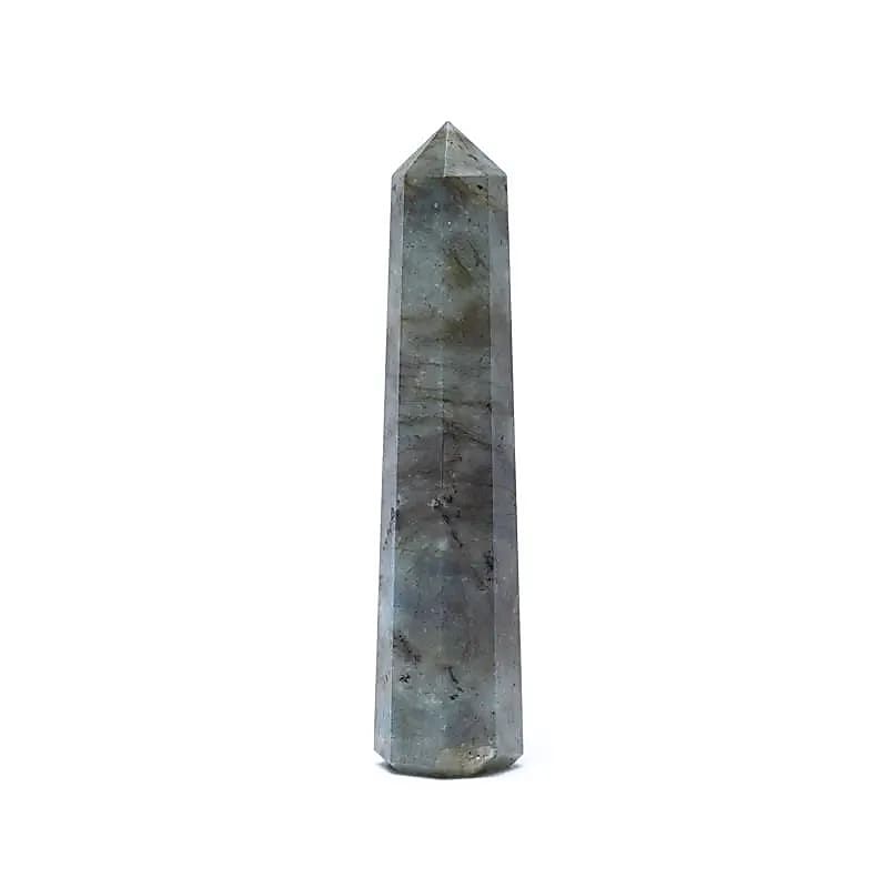 Labradorit Obelisk -- 7,5-10cm
