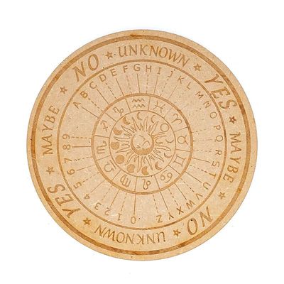 Pendeltafel Astrologie graviert -- 20cm