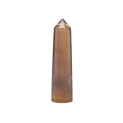 Gelber Fluorit Obelisk --Âą7,5-10cm
