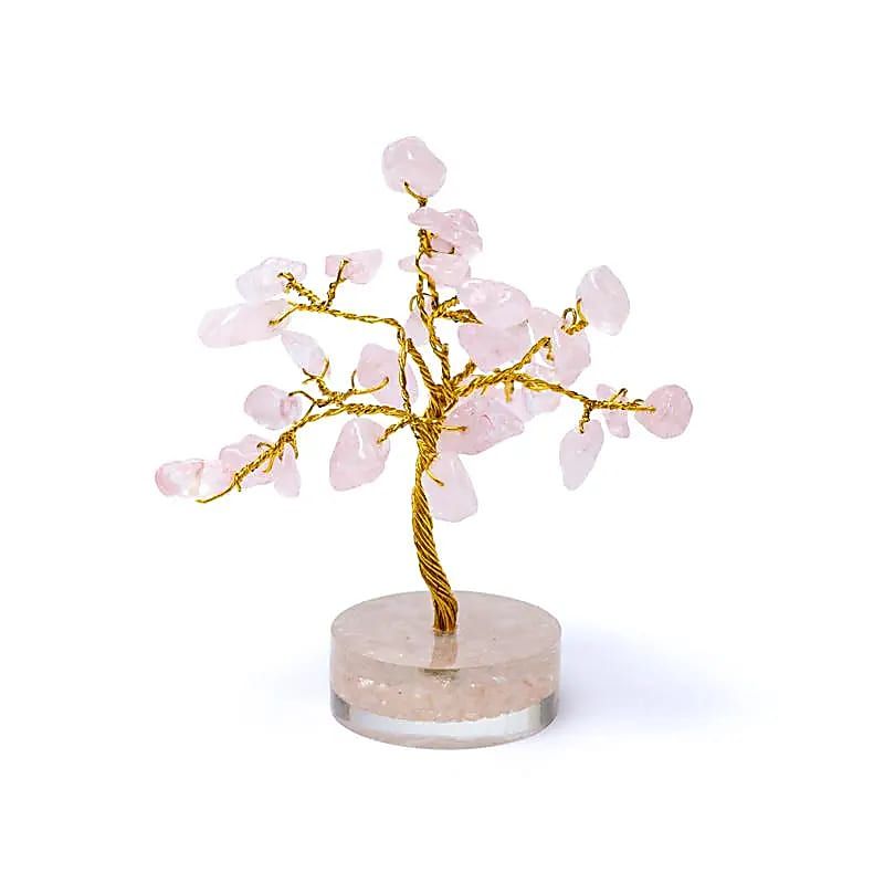 Edelsteinbaum Rosenquarz -- 8cm