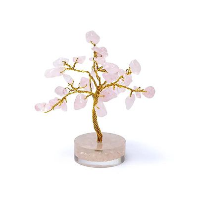 Edelsteinbaum Rosenquarz -- 8cm