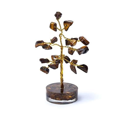 Edelsteinbaum Tigerauge -- 8cm