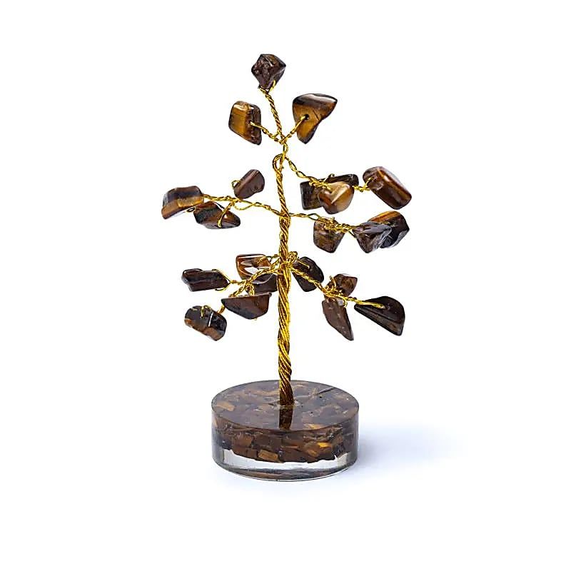 Edelsteinbaum Tigerauge -- 8cm