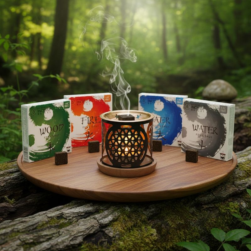 Aromafume Set „Blume des Lebens&quot;