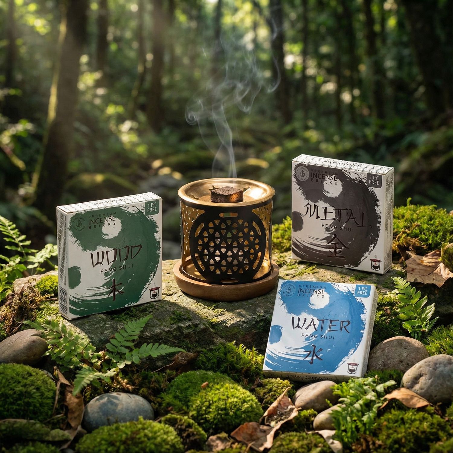 Aromafume Set „Blume des Lebens" - Geschenkset