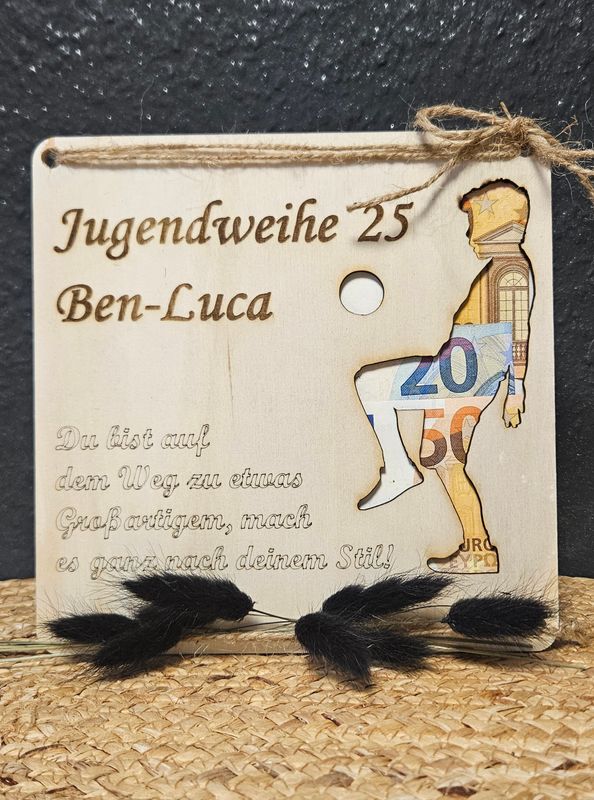 Geldgeschenk Jugendweihe, Konfirmation, Firmung und Kommunion