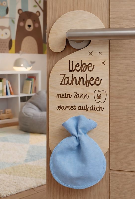 Zahnfee Türschild personalisierbar