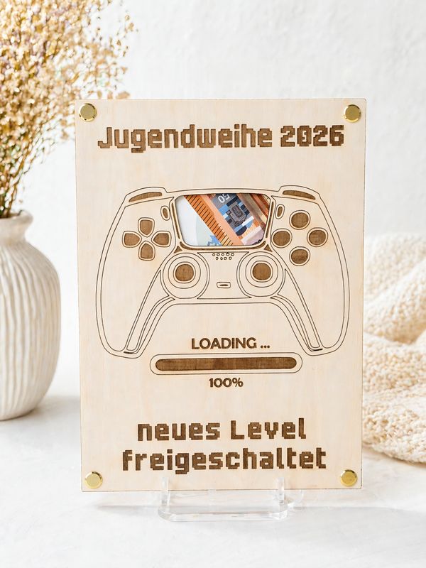 Jugendweihe Geldgeschenk Gaming Karte