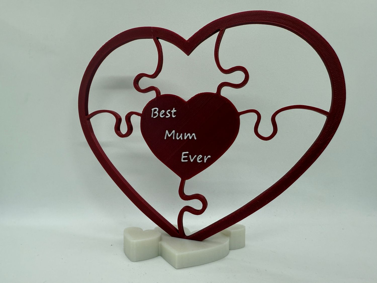 Herzpuzzle „Best Mum Ever“