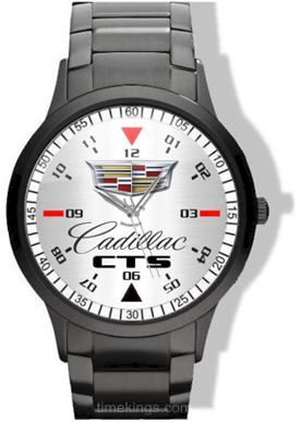 Cadillac CTS Logos Black Steel Watch