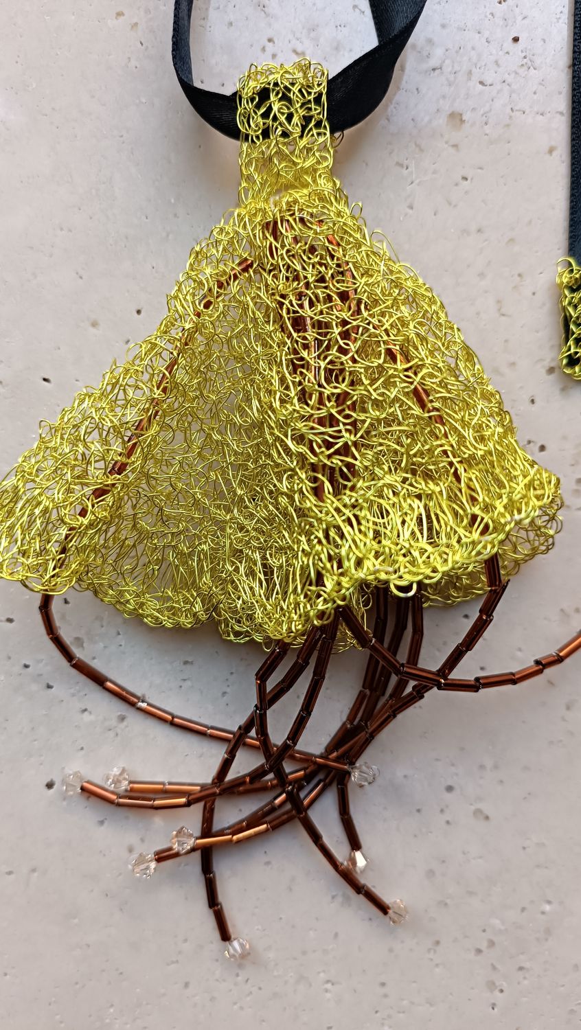Collana Campanula versione giallo