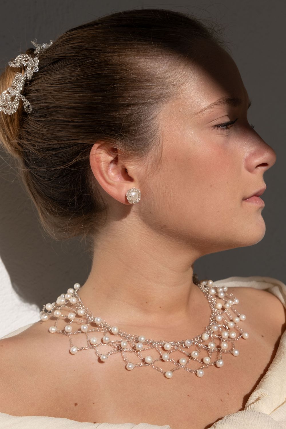 Arabesque con perle di fiume