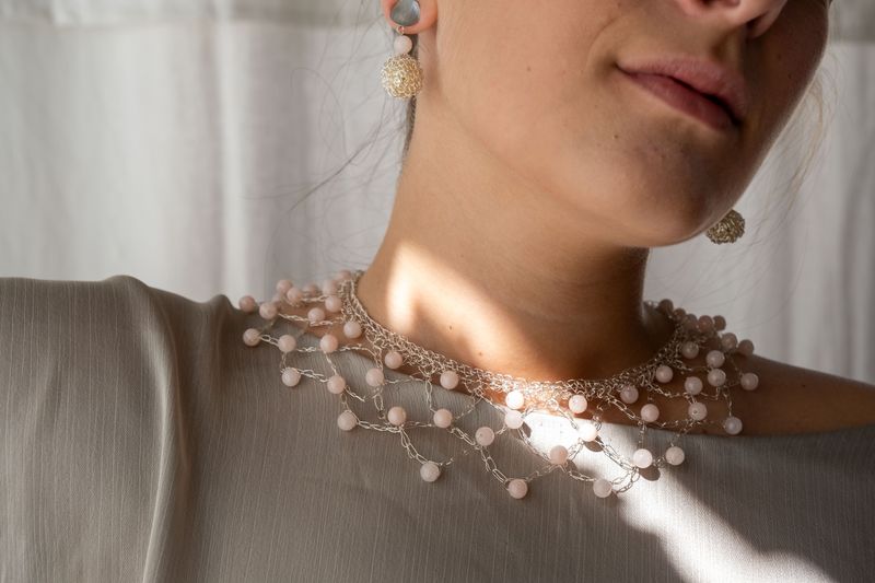 Arabesque con giada rosa