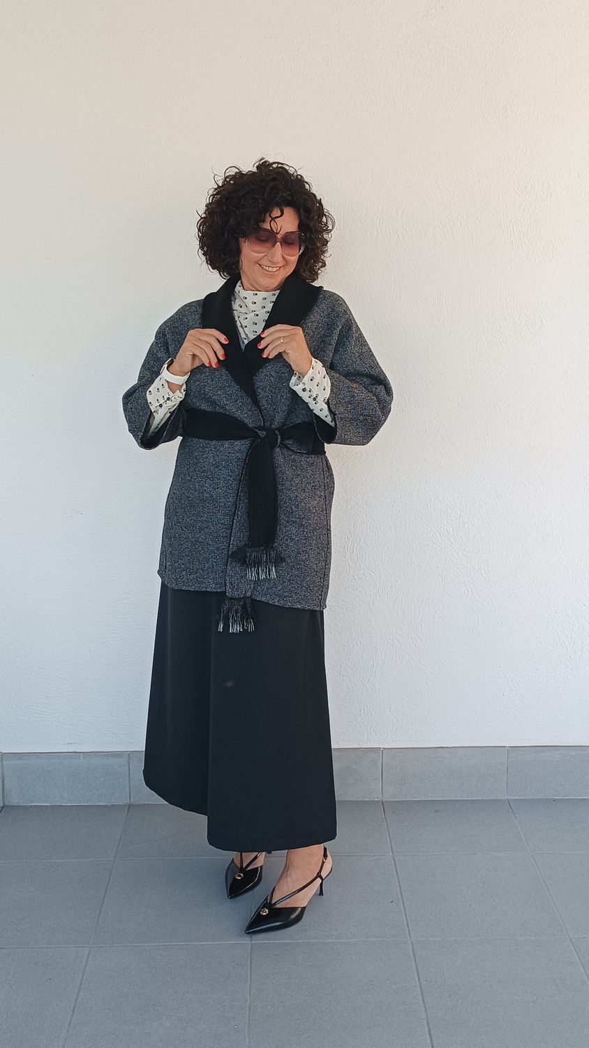 GG Giacca Gioiello colore nero e melange