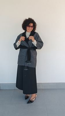 GG Giacca Gioiello colore nero e melange