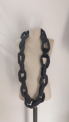 La Sciarpa Gioiello_Grigio melange