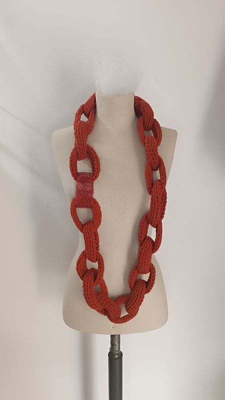 La Sciarpa Gioiello_Rosso