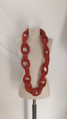 La Sciarpa Gioiello_Rosso