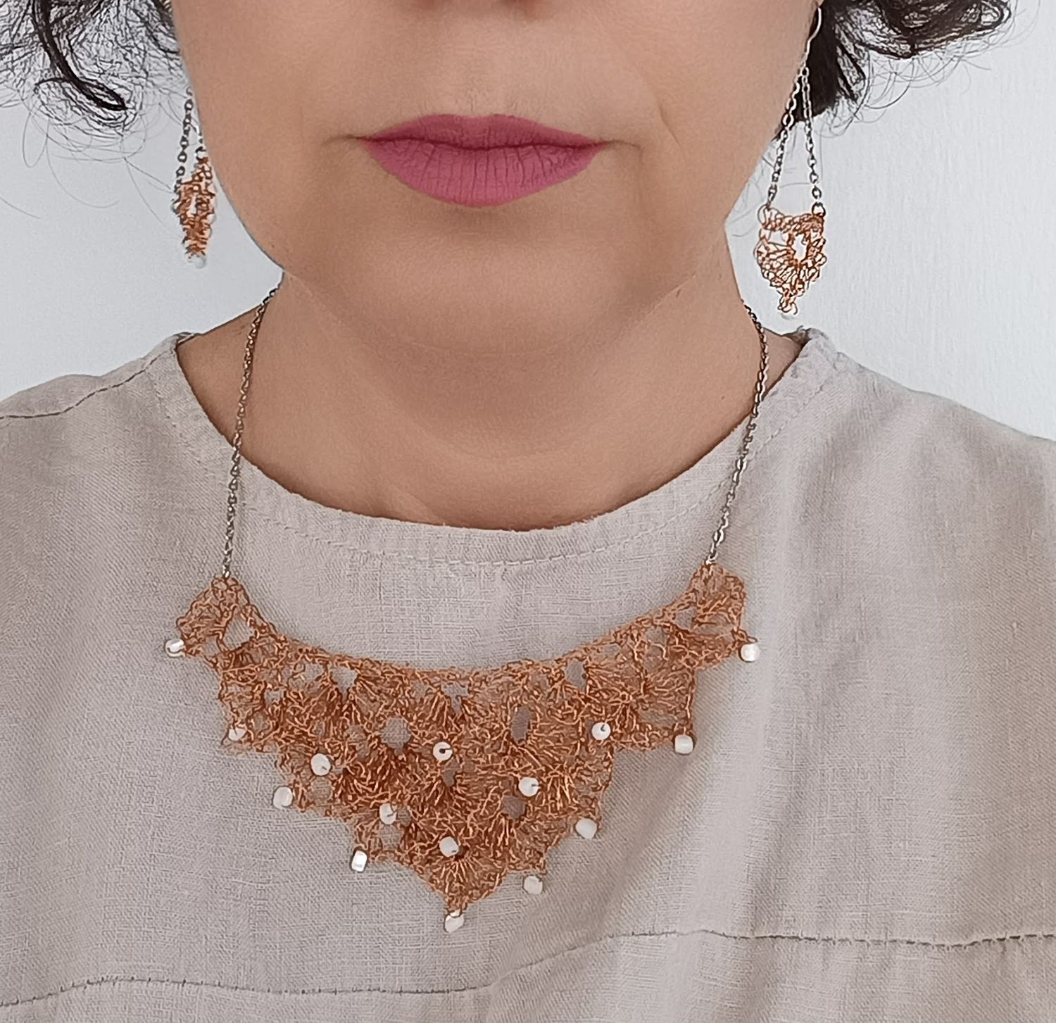Parure Firmamento rame