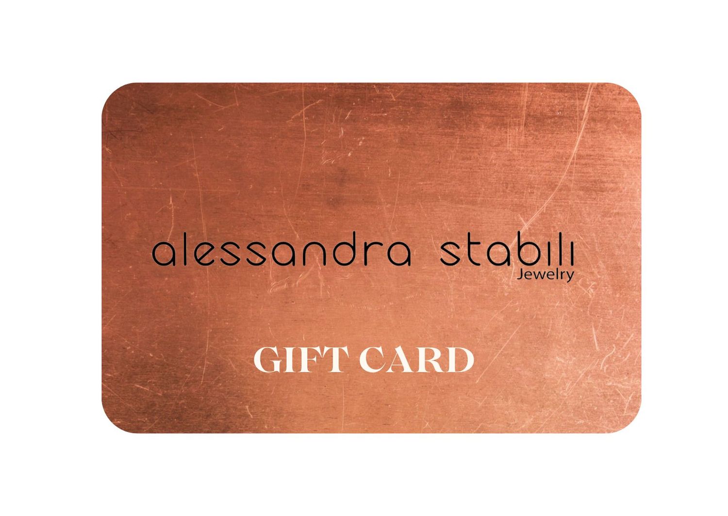 Gift card Alessandra Stabili Jewelry