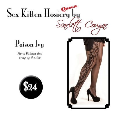 Poison Ivy ~ QUEEN Sex Kitten Hosiery