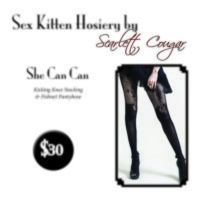 She Can Can ~ Sex Kitten Hosiery