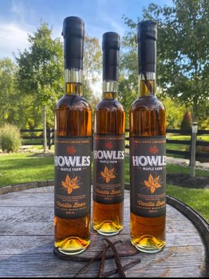 Vanilla Bean Barrel Aged Maple Syrup 500ml