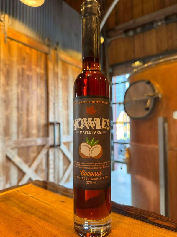 Coconut Barrel Aged Maple Syrup 375ml