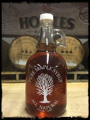 Glass Liter Maple Syrup