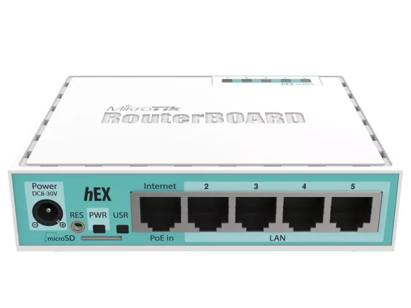 MikroTik hEX 5 Port Gigabit Desktop Router
