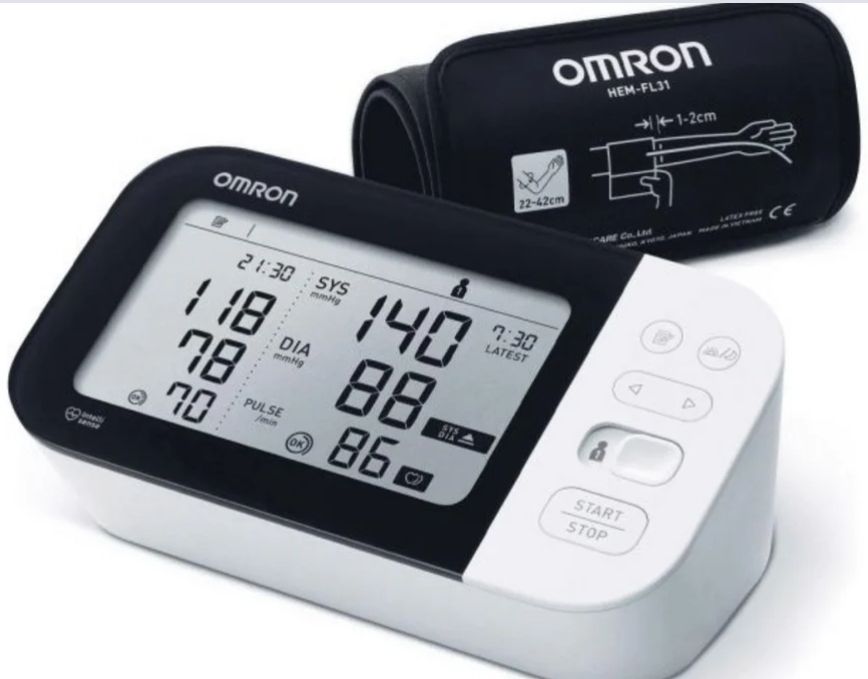 M7 Advanced Blood Pressure (BP) Monitor - 3 YEAR WARRANTY - (With Mobile App Connectivity)