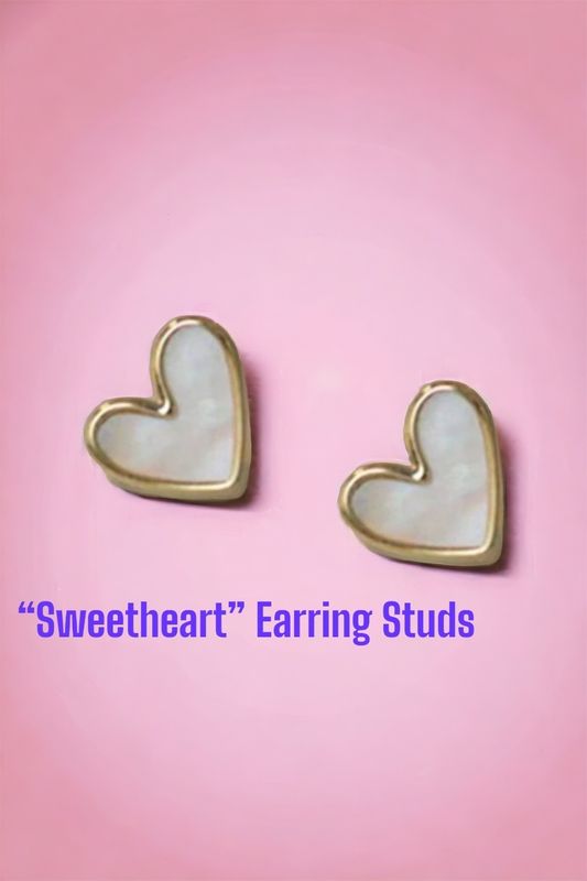 Sweetheart Earring Studs