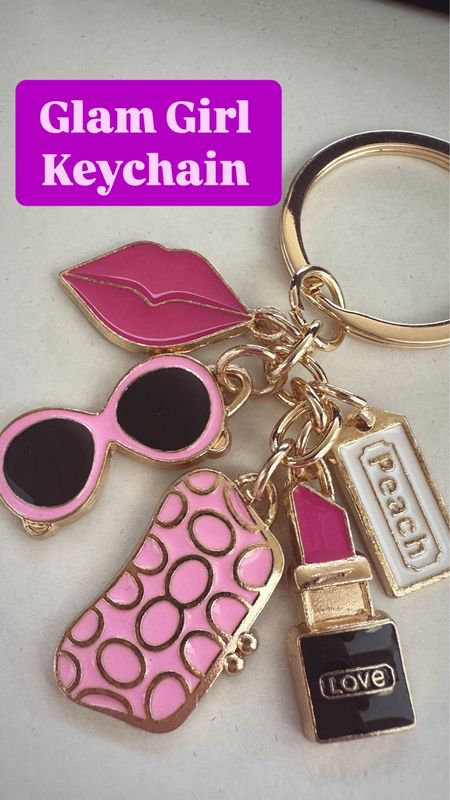 Glam Girl Keychain