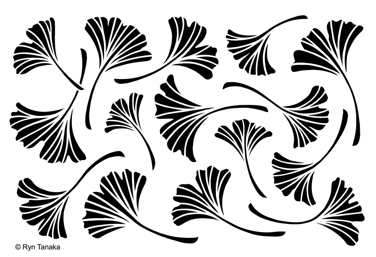 Gingko - Stencil