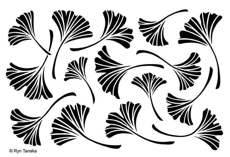 Gingko - Stencil