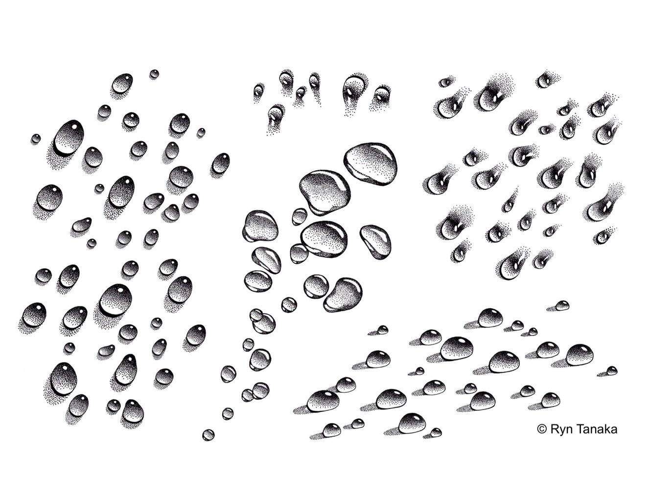 Water Effects 1 - Unmounted stamps