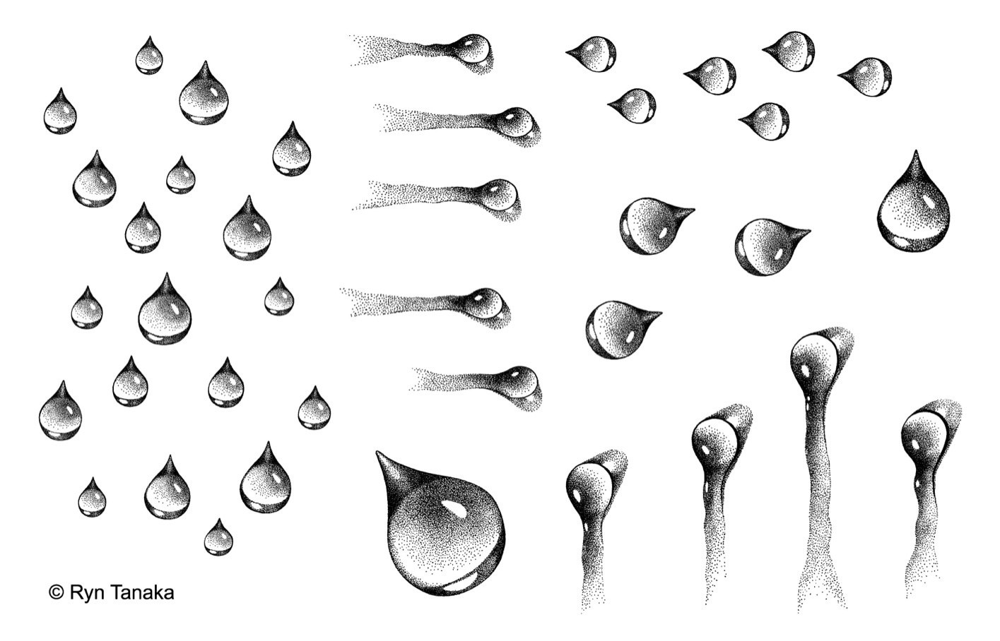 Water Effects 2 - Unmounted stamps