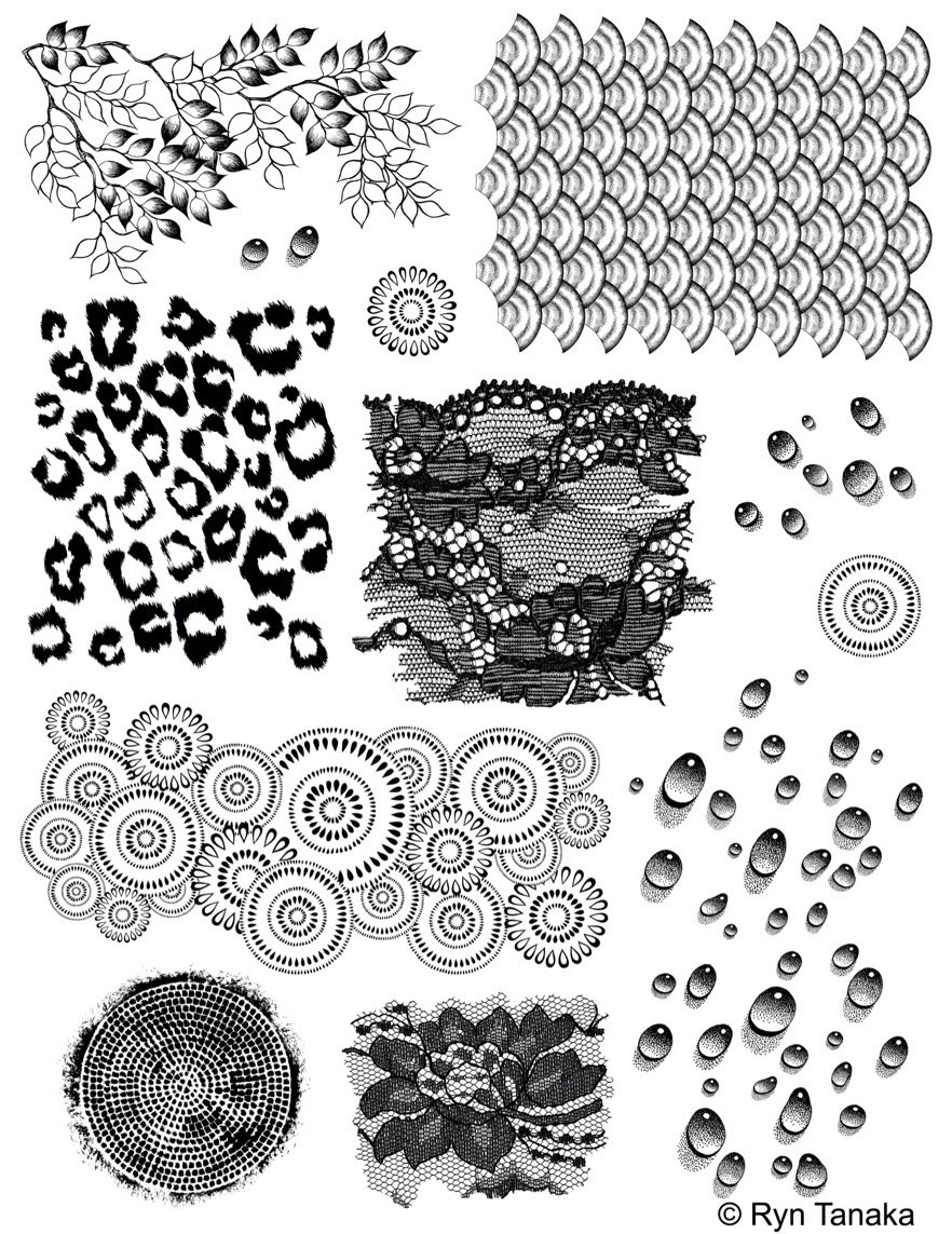 Textures - Unmounted stamps