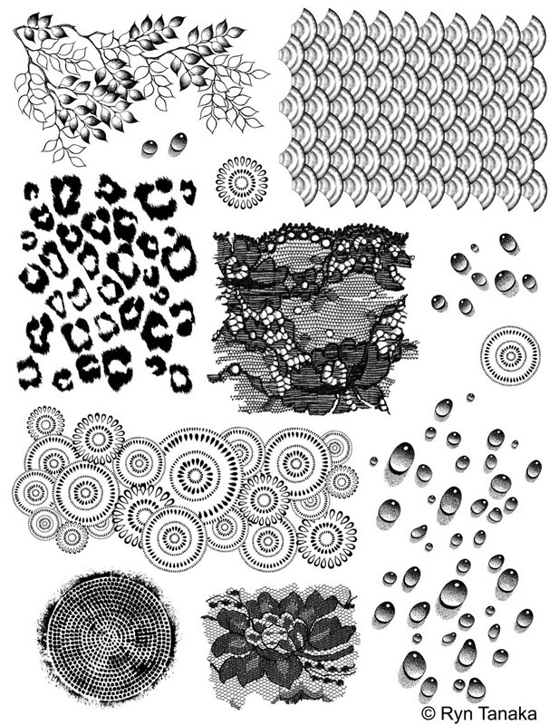 Textures - Unmounted stamps