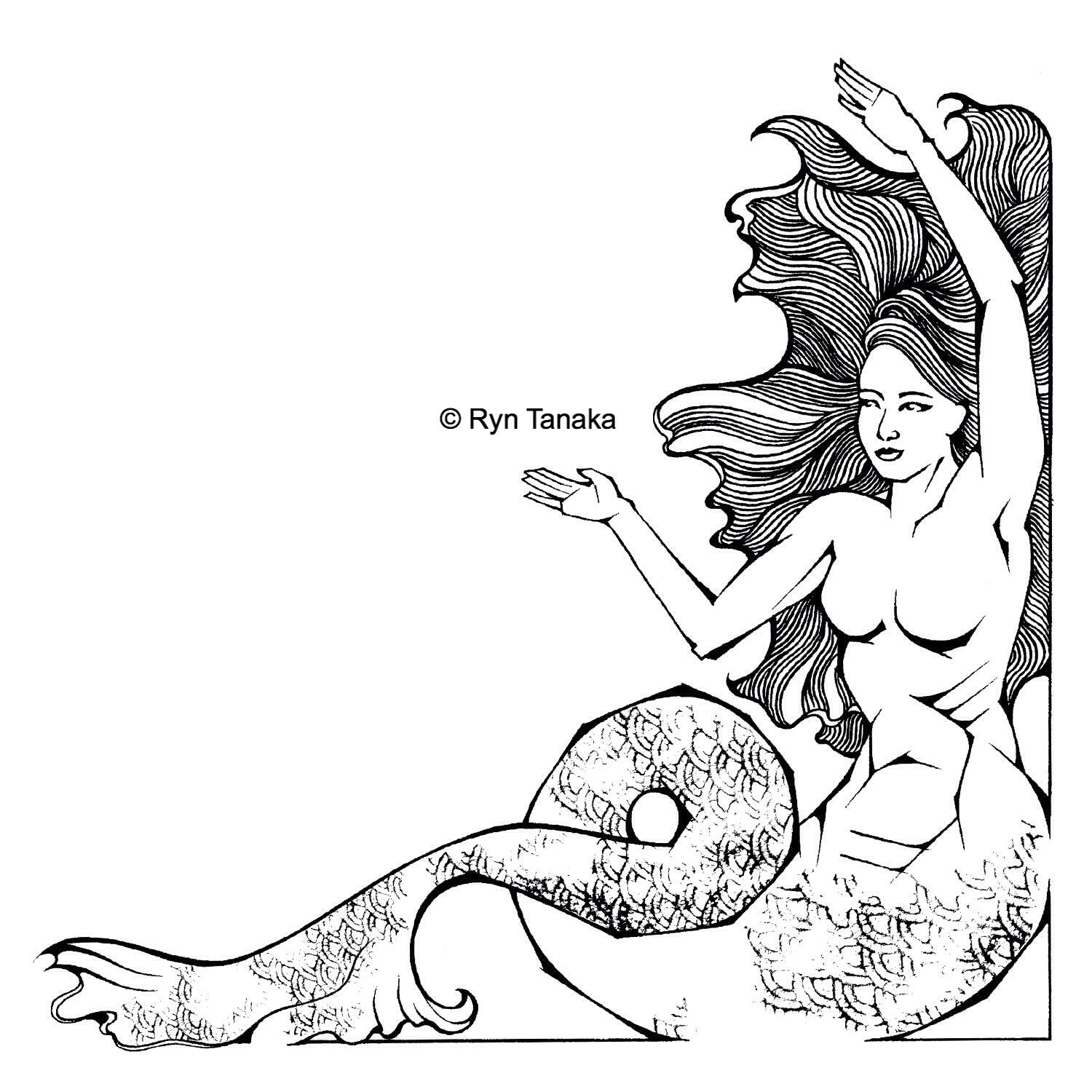 Right Corner Mermaid