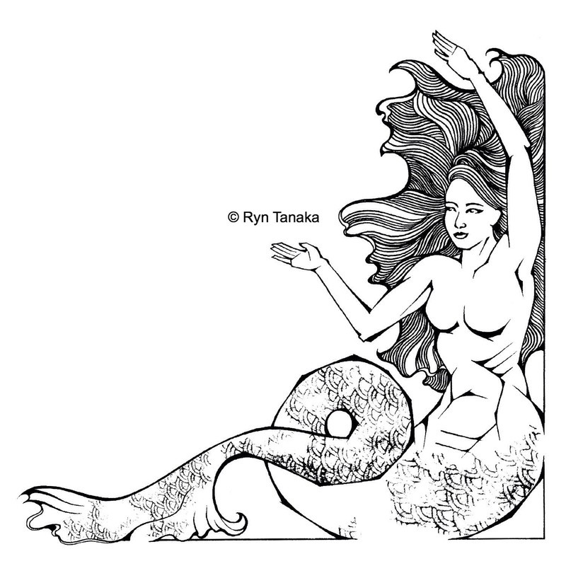 Right Corner Mermaid